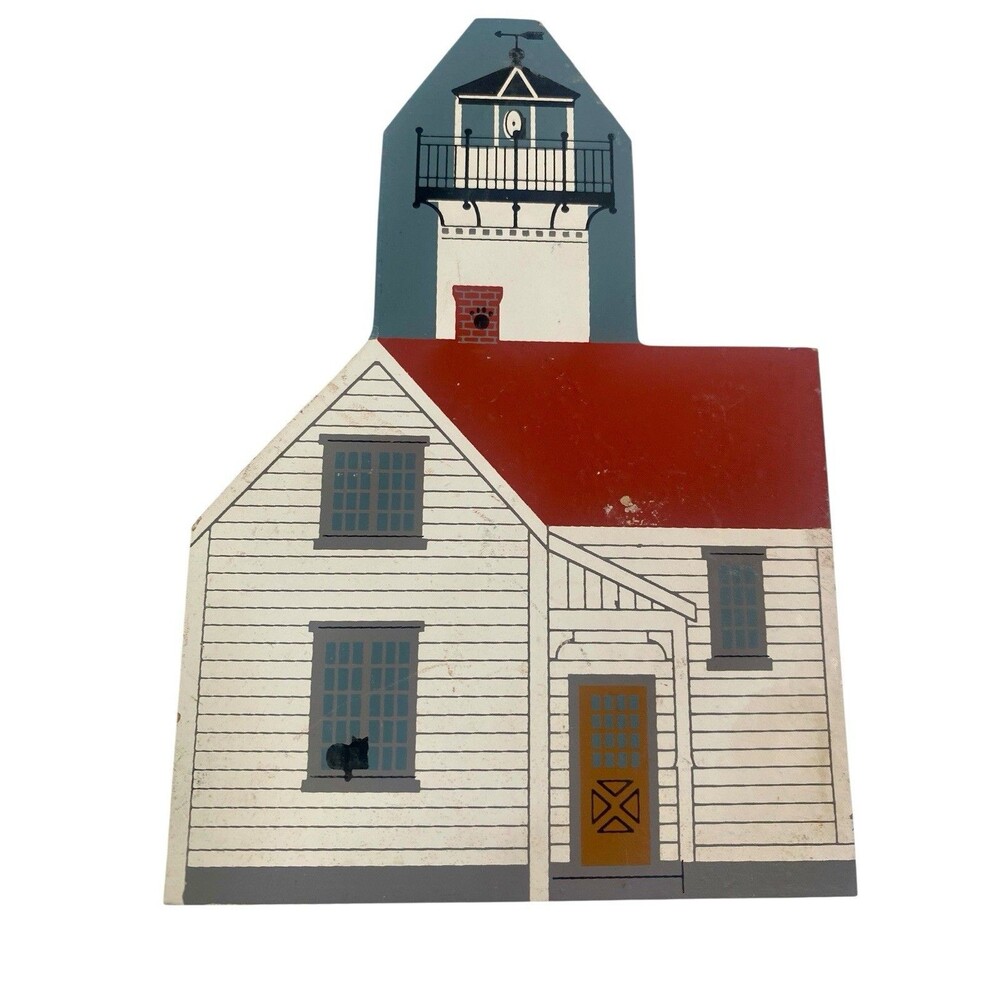 Cat's Meow Collectible Martha's Vineyard Series West Chop Lighthouse 96 Signed
